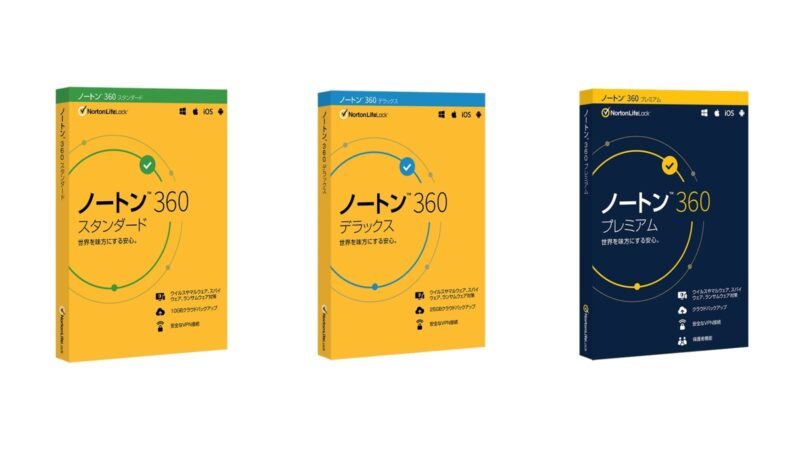 ノートン360の各製品を最安値で購入できるのはどこ？