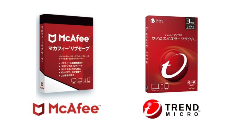 まとめ:マカフィーとウイルスバスターを6項目で比較した結果
