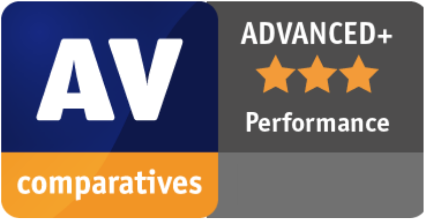 AVcomparatives-Advanced Plus評価（「antivirus software Performanceテスト結果」）